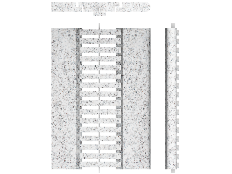 Переливная решетка для бассейна из натурального камня - купить в Москве ...